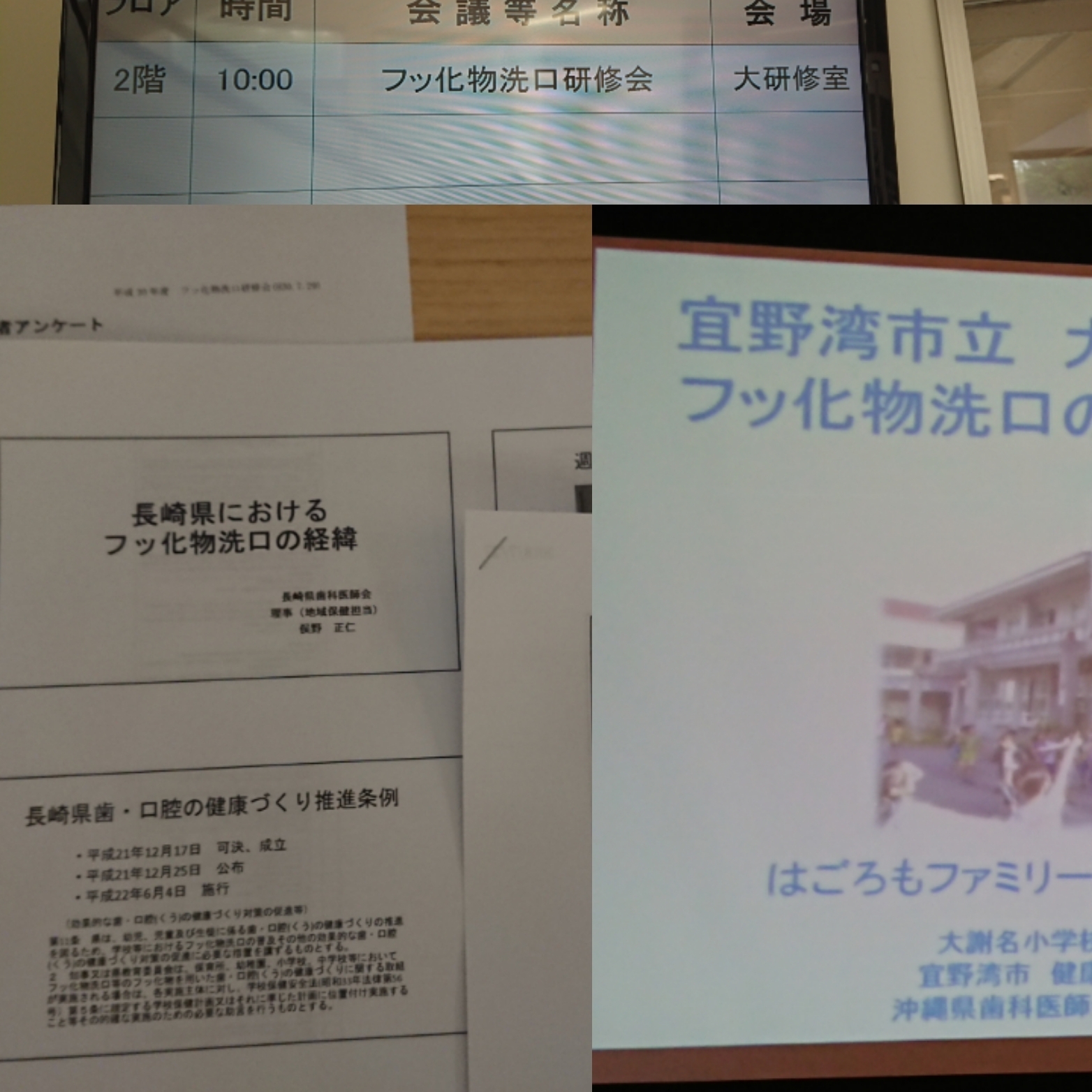 フッ化物洗口研修会